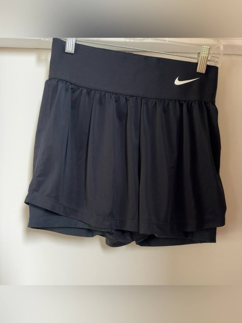 Nike Dri-FIT Black 2-in-1 Running Shorts Built In Shorts Size Small